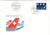 FDC Bahnhof in Genf-Flughafen 1968